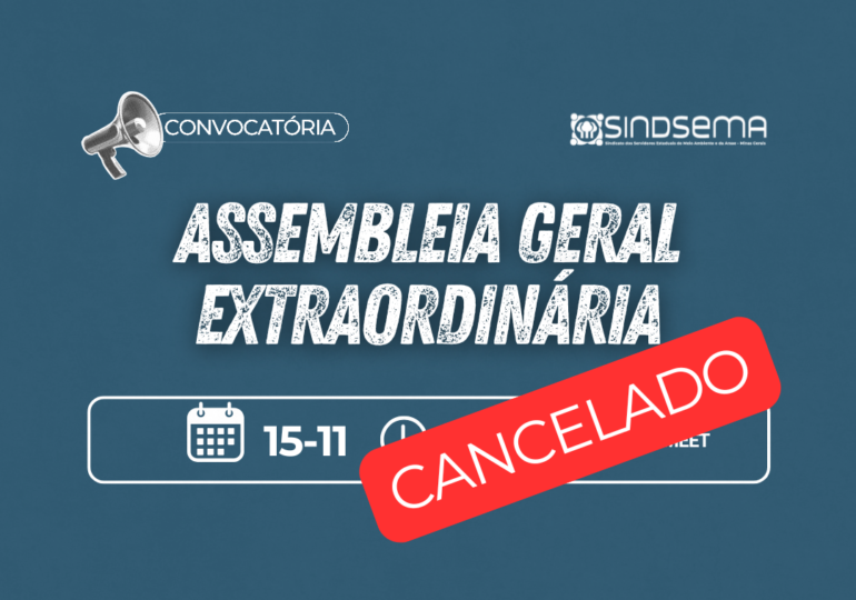 CONVOCAÇÃO PARA ASSEMBLEIA GERAL EXTRAORDINÁRIA DO SINDSEMA